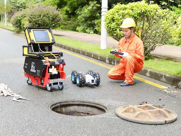 隆德管道机器人检测